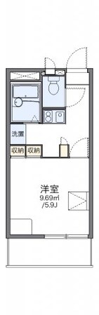 レオパレスキッショー２の物件間取画像